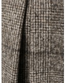 tweed check wide-leg trousers