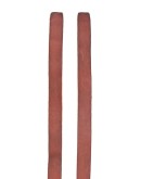 leather tie fastening belt