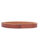 leather tie fastening belt