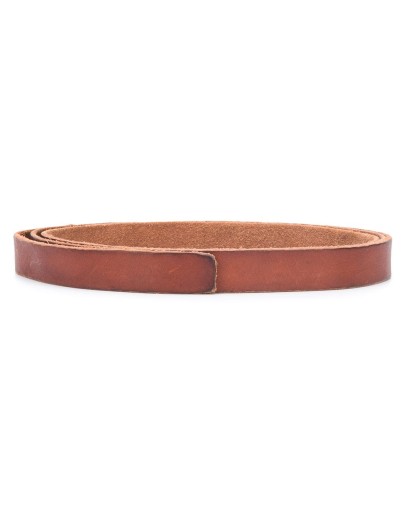 leather tie fastening belt