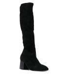 square toe knee-high boots