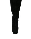 square toe knee-high boots