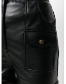 flap-pocket high-rise shorts 
