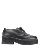 square-toe lace-up shoes