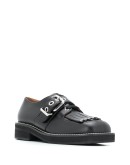fringed lace-up shoes