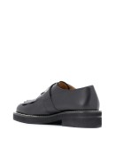 fringed lace-up shoes