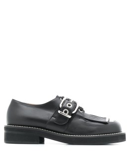 fringed lace-up shoes