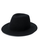 leaf-plaque fedora hat