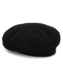 patterned-knit beret