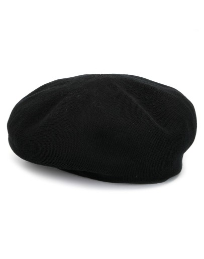 patterned-knit beret
