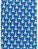 dog print silk tie