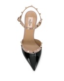 Rockstud 85mm slingback pumps