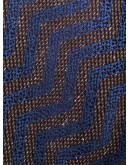 wavy-pattern pointed tie 