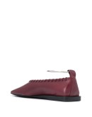 ankle bracelet ballerina shoes