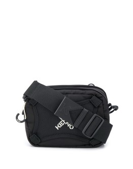 logo-printed camera bag