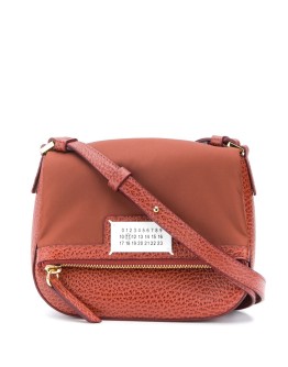 textured leather mini bag