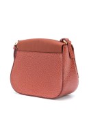 textured leather mini bag