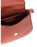 textured leather mini bag
