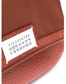 textured leather mini bag