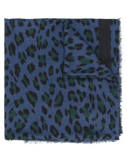 leopard logo scarf