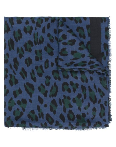 leopard logo scarf