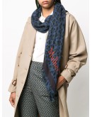 leopard logo scarf