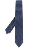 geometric-jacquard tie