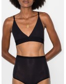 ribbed triangle bra