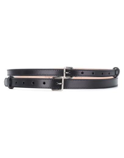 double buckle belt