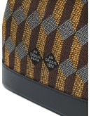 Dauphine geometric jacquard bucket bag