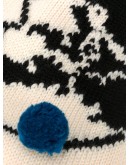 intarsia knitted scarf