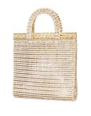 gem-embellished mini bag