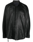 longsleeved leather shirt