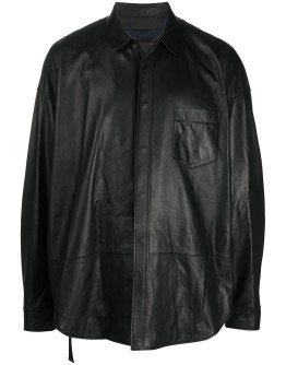 longsleeved leather shirt