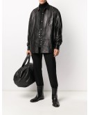 longsleeved leather shirt
