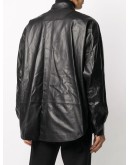 longsleeved leather shirt