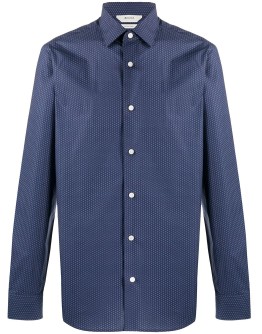 dotted long-sleeve shirt 