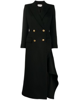 asymmetric long coat