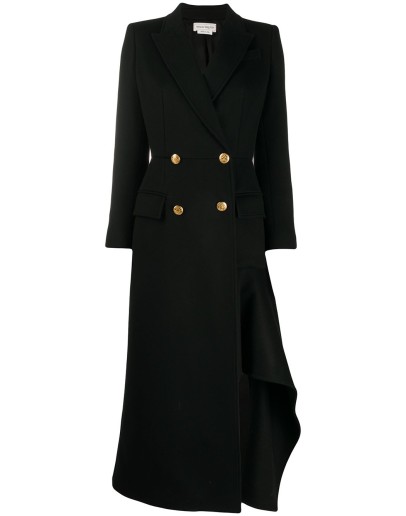 asymmetric long coat