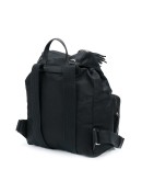 fringe detail logo backpack