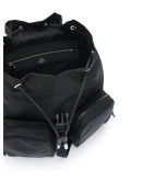 fringe detail logo backpack