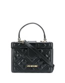quilted box tote