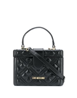 quilted box tote