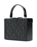 quilted box tote