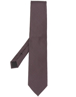 dot woven tie