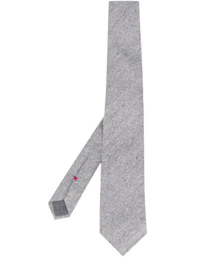 herringbone silk tie