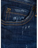 distressed cropped jeans