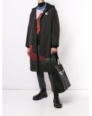 long-sleeved hooded coat