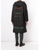 long-sleeved hooded coat