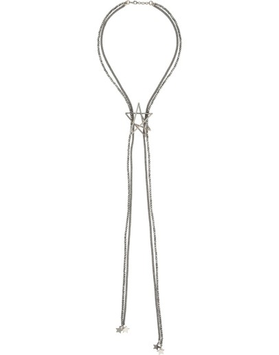 star detail lariat necklace